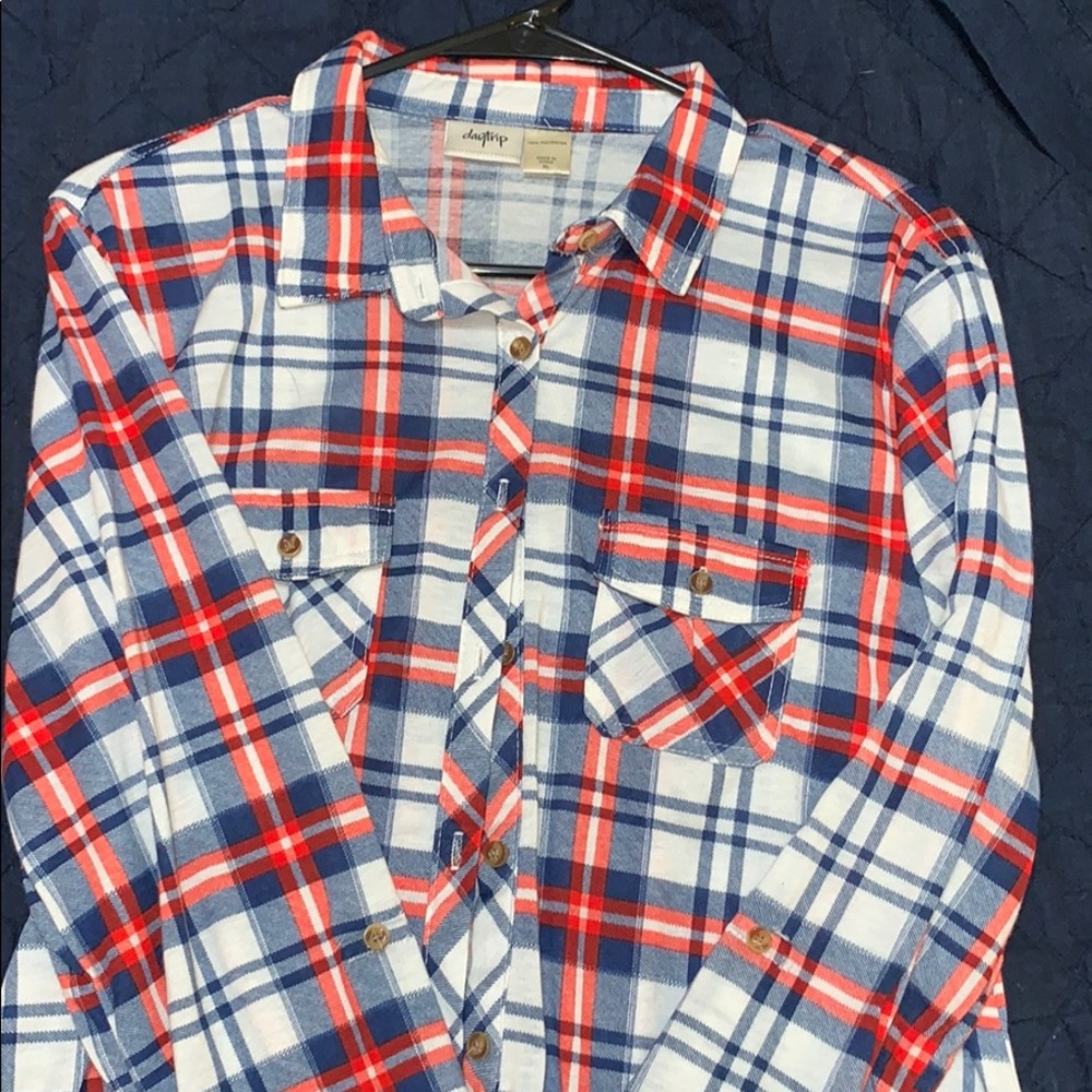 plaid shirt